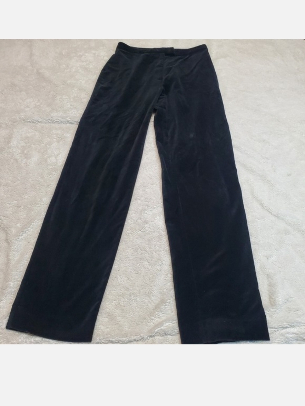 Vintage Loft Black Velvet Classic Retro Academia Whimsigoth Party Fairy Pant 4